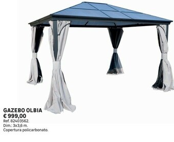 Leroy Merlin Gazebo Olbia offerta