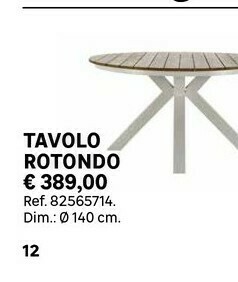 Leroy Merlin Tavolo Rotondo offerta