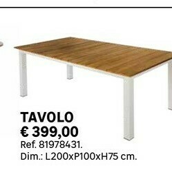 Leroy Merlin Tavolo offerta