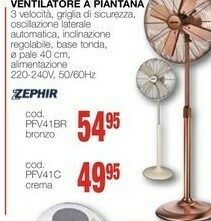 Mondo Brico Zephir Ventilatore offerta