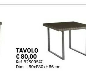 Leroy Merlin Tavolo offerta