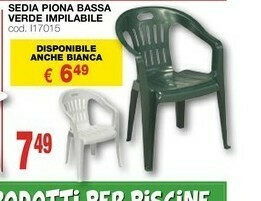 Mondo Brico Sedie offerta