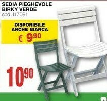 Mondo Brico Sedie pieghevoli offerta