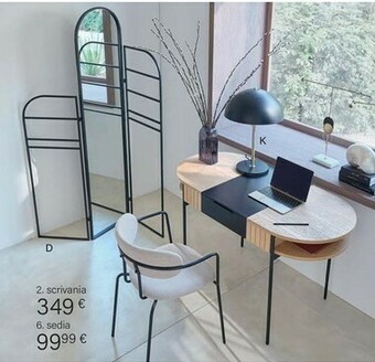 Maisons du Monde Scrivania/ Sedia offerta