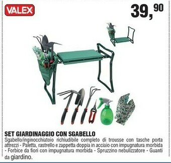 BricolaRge Set Giardinaggio Con Sgabello offerta