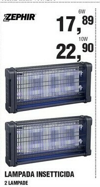 BricolaRge Zephir Lampada Insetticida offerta