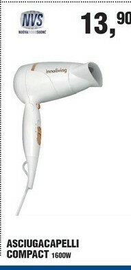 Innoliving Asciugacapelli Compact 1600W