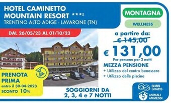 MD Discount Md viaggi offerta