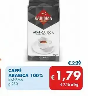 MD Discount Karisma caffe arabica 100% offerta
