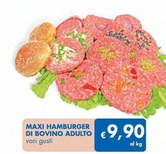 MD Discount Maxi hamburger di bovino adulto offerta