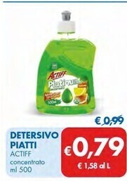 MD Discount Actiff detersivo piatti offerta