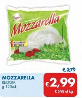 MD Discount Reggia mozzarella offerta