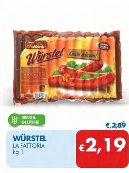 MD Discount La fattoria würstel offerta