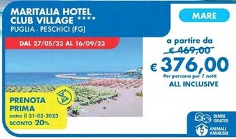 MD Discount Md viaggi offerta