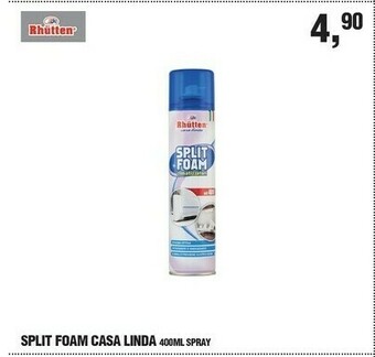 BricolaRge Rhütten Split Foam Casa Linda offerta