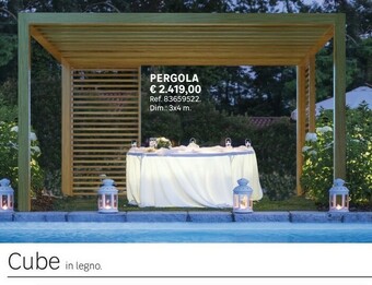 Leroy Merlin Pergola offerta