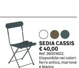 Leroy Merlin Sedia Cassis offerta
