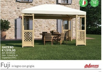 Leroy Merlin Gazebo offerta