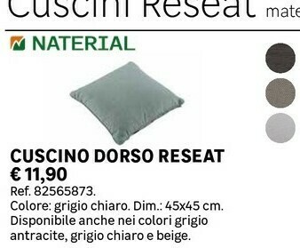 Leroy Merlin Cuscino Dorso Reseat offerta