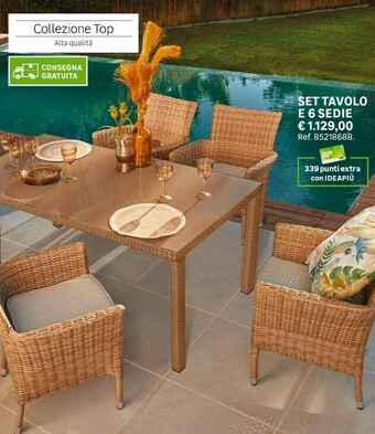 Leroy Merlin Set Tavolo E 6 Sedie offerta