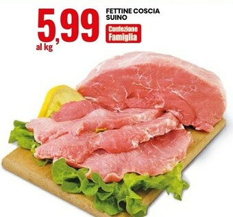 Eurospin Fettine Coscia Suino offerta