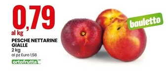 Eurospin Pesche Nettarine Gialle offerta