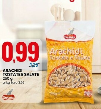 Eurospin Sibamba - Arachidi Tostate Salate 250 G offerta