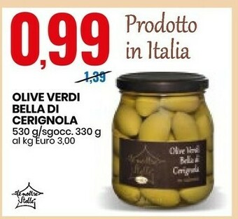 Eurospin Le Nostre Stelle Olive Verdi Bella Di Cerignola offerta
