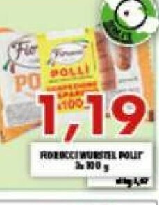 Gros Fiorucci Wurstel Polli offerta