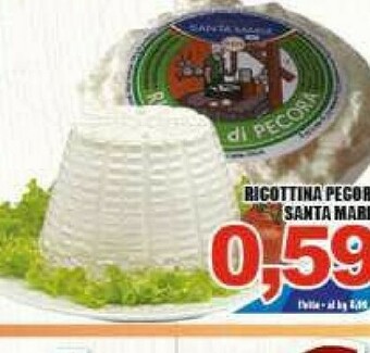 Gros Santa maria Ricottina Pecora offerta