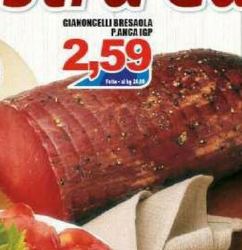Gros Gianmoncelli Bresaola P.anca Igp offerta
