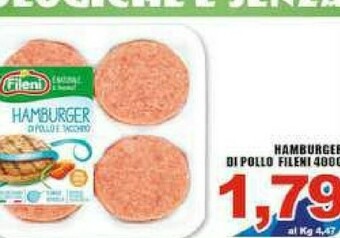 Fileni Hamburger Di Pollo 400g
