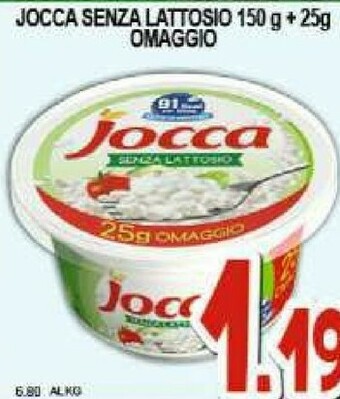 Gros Jocca - Jocca Senza Lattosio 175 G(ml) offerta
