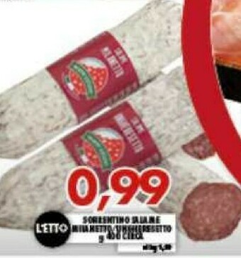 Gros Sorrentino Salame Ugheresetto offerta