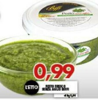 Gros Biffi Pesto Fresco Senza Aglio offerta