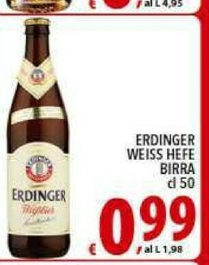 Erdinger weissbrau Erdinger Weissbier 500 G(ml)