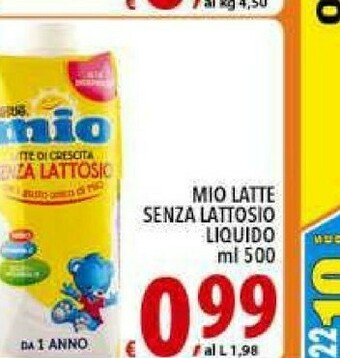 Iper Triscount Nestlè Mio Senza Lattosio Liquido 500 Ml offerta