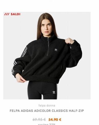 Aw Lab Felpa adidas offerta