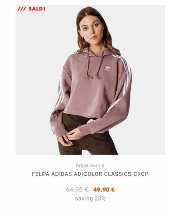Aw Lab Felpa adidas offerta