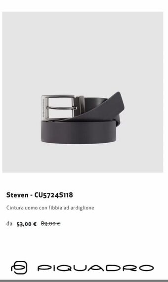 Piquadro Cintura uomo offerta