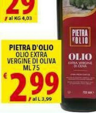 Iper Triscount Pietra D'olio Olio Extra Vergine Di Oliva 750 Ml offerta