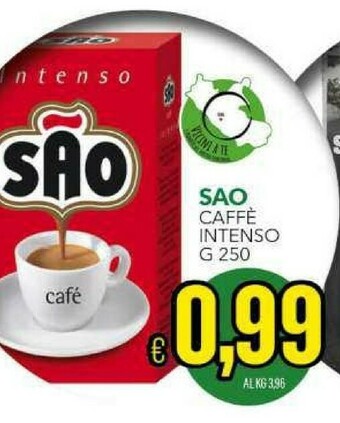 Iper Triscount Sao - Caffè Intenso 250 G(ml) offerta