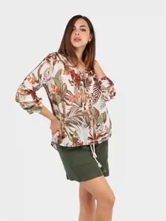 Blusa mussola jungla