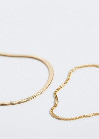 Pack 2 bracciali catena