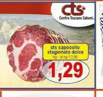 Gros Cts Capocollo Stagionato Dolce offerta