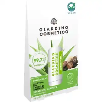 PiùMe Giardino cosmetico balsamo labbra aloe vera bio e burro di karite bio - idratante lenitivo offerta