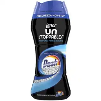 PiùMe Lenor unstoppables cristalli profumo per il bucato frechezza di dash 210 grammi offerta