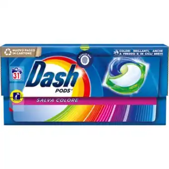 PiùMe Dash pods salva colore detersivo bucato lavatrice 31 pods ecodosi offerta