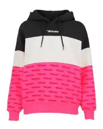 Globo Moda Gola - donna felpa multicolor invernale con cappuccio offerta