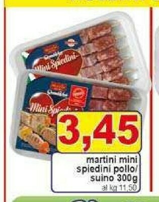 Gros Martini Mini Spiedini Pollo 300 G offerta